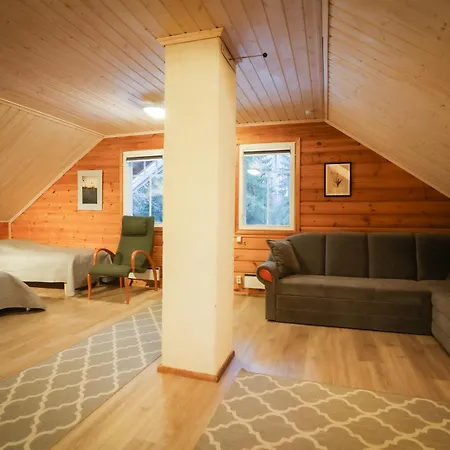 Iisland Uoma Lovely House And Sauna By The River Horská chata