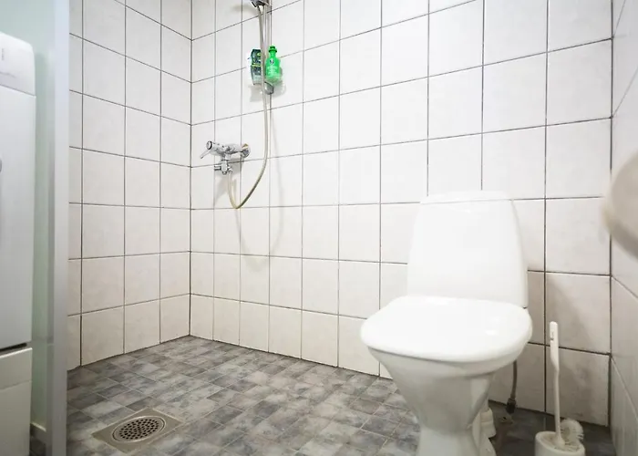 Dağ evi Iisland Uoma Lovely House And Sauna By The River